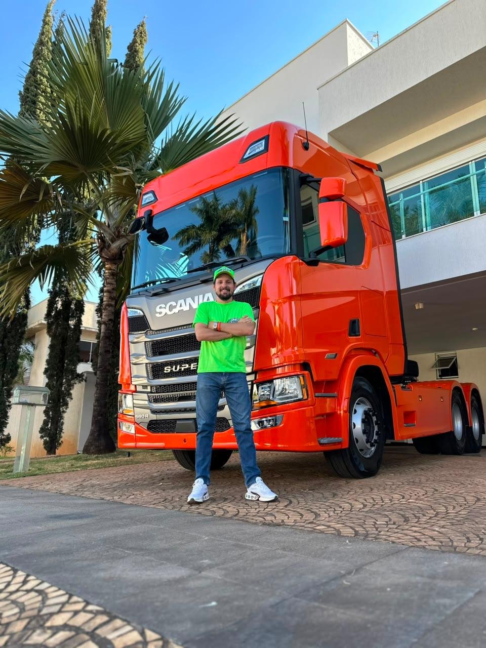 Responsável pela campanha em frente à Scania